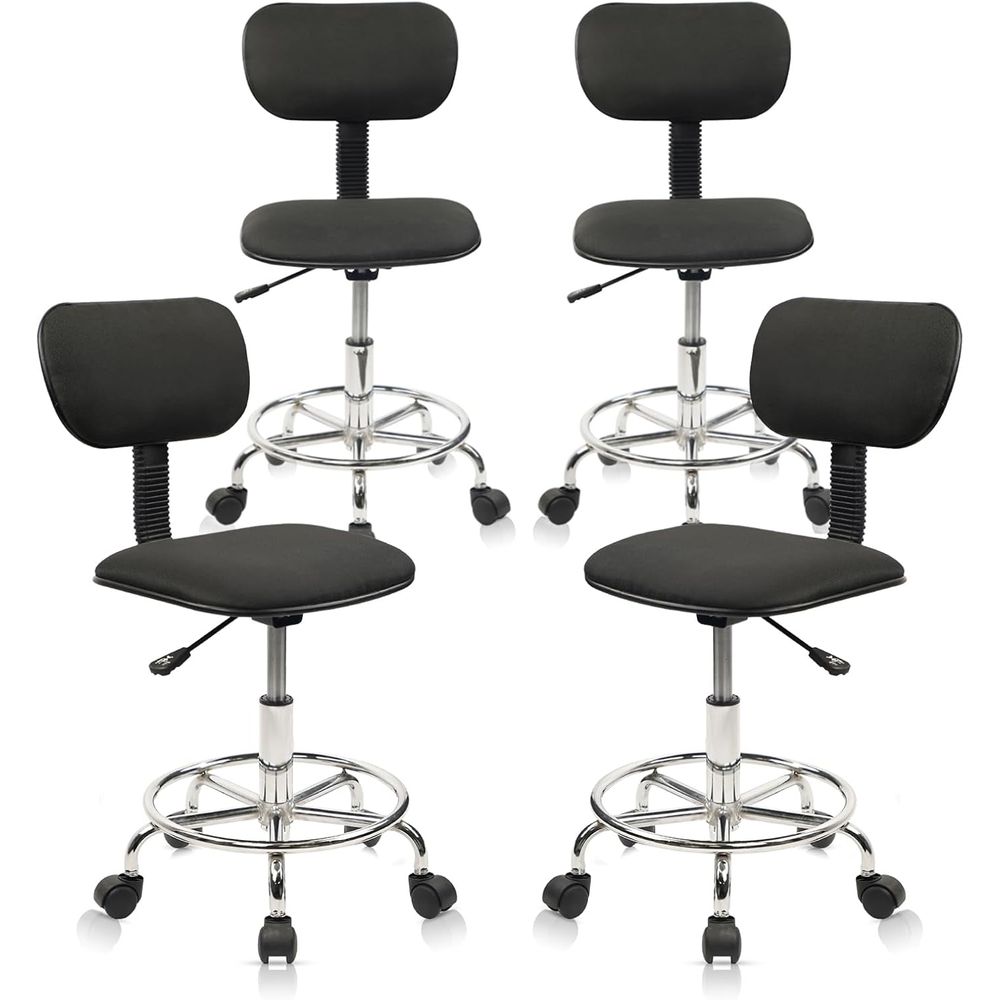 Spa & Wellness Hotel Paradiso - Adjustable Height Swivel Stool with Backrest,