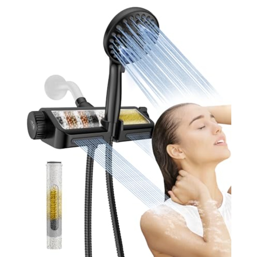 Spa & Wellness Hotel Paradiso - Filtered Shower Head with Handheld Combo