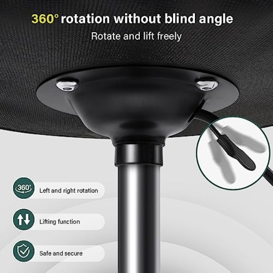 Square Swivel Stool with Wheel - Spa & Wellness Hotel Paradiso ulasan dan harga