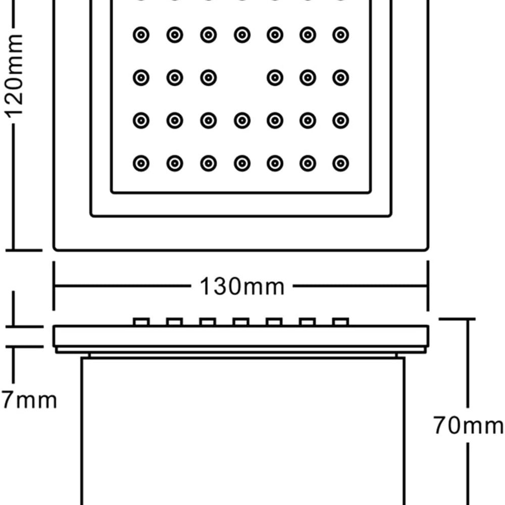4-Piece Solid Brass Square Sho - Spa & Wellness Hotel Paradiso ulasan dan harga