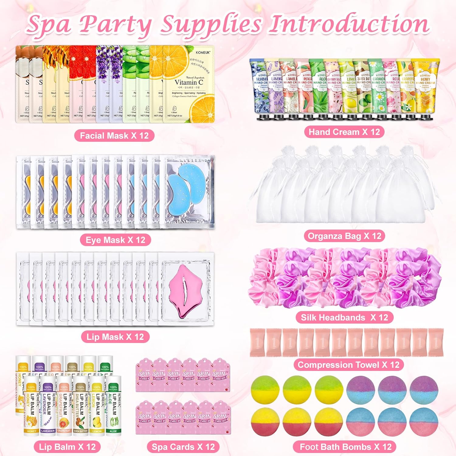 Spa Party Supplies Kit with 12 - Spa & Wellness Hotel Paradiso ulasan dan harga